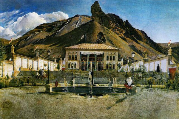 نقاشی کمال الملک از کاخ ناصری