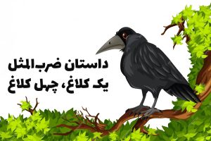 ضرب المثل یک کلاغ چهل کلاغ کردن