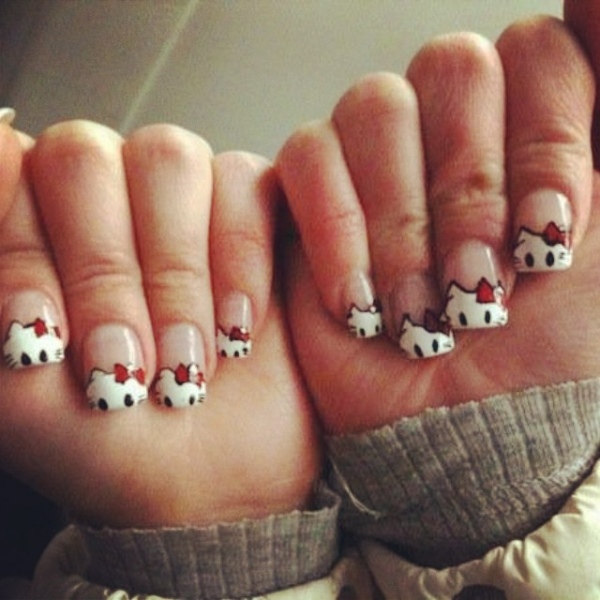 طرح ناخن کرومی دارک