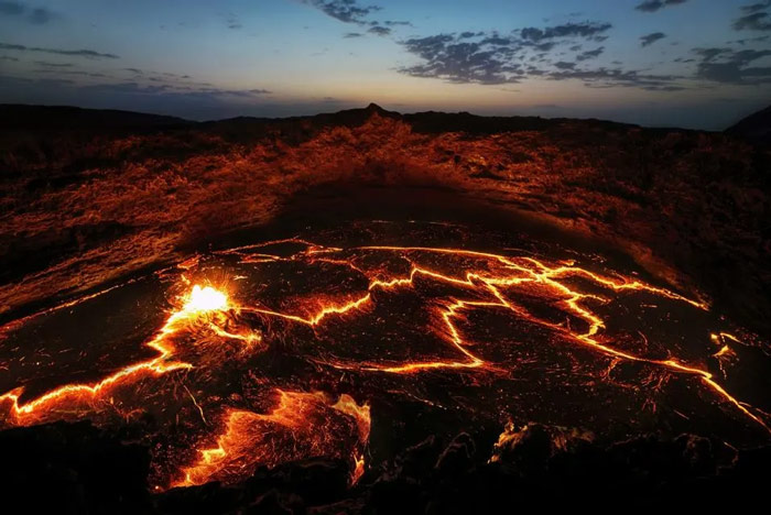 آتشفشان ارتا آله (Erta Ale)، اتیوپی