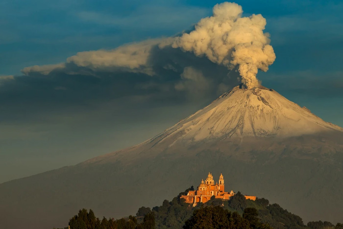 آتشفشان پوپوکاتپل (Popocatepetl)، مکزیک مرکزی