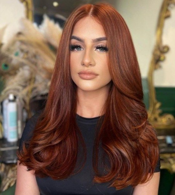 رنگ جذاب و شیک مسی تیره زیبا