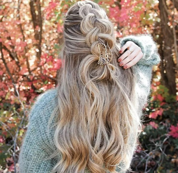 مدل مو با کلیپس 