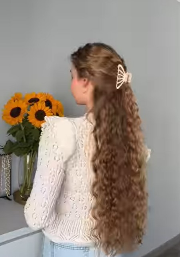 مدل مو با کلیپس 