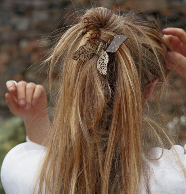 مدل مو با کلیپس 