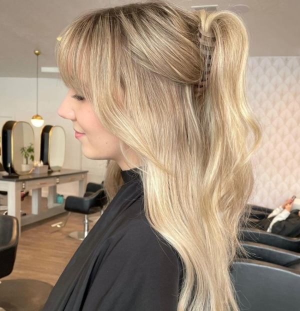 مدل مو با کلیپس 