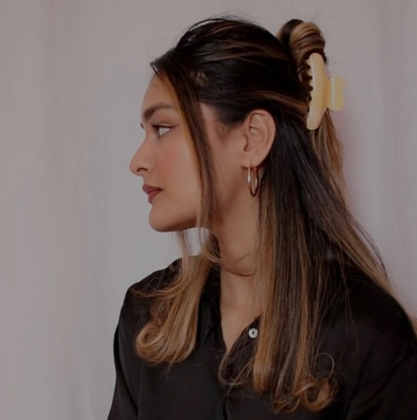 مدل مو با کلیپس 