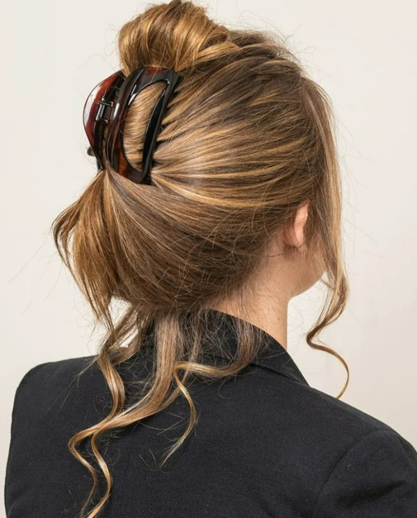 مدل مو با کلیپس