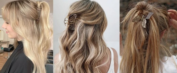 مدل مو با کلیپس