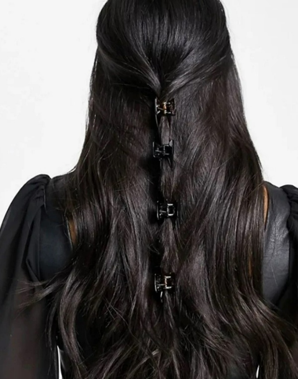 مدل مو با کلیپس