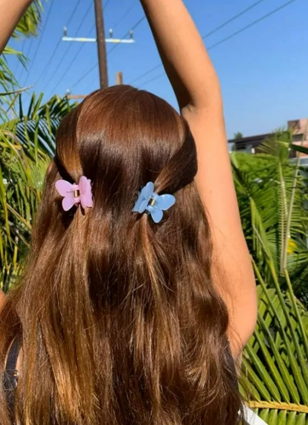 مدل مو با کلیپس