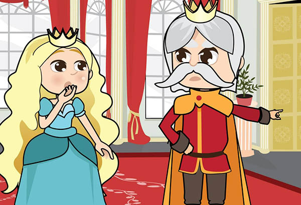 پادشاه و سه دخترش