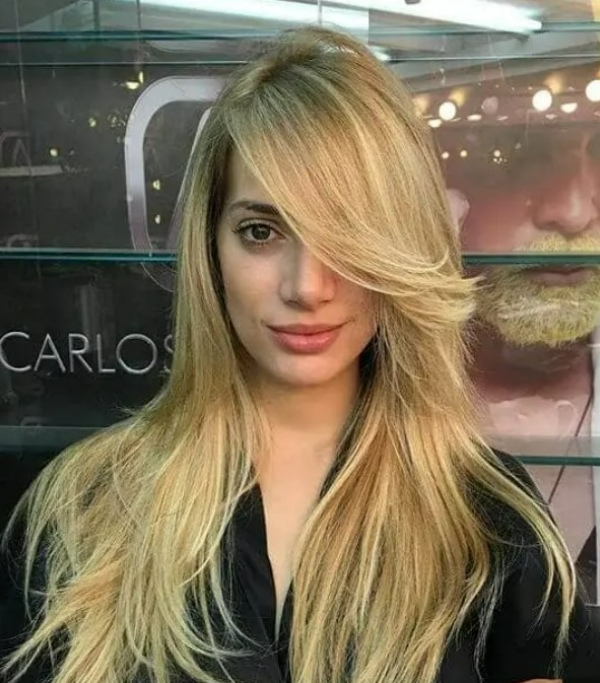 موی چتری کنار صورت