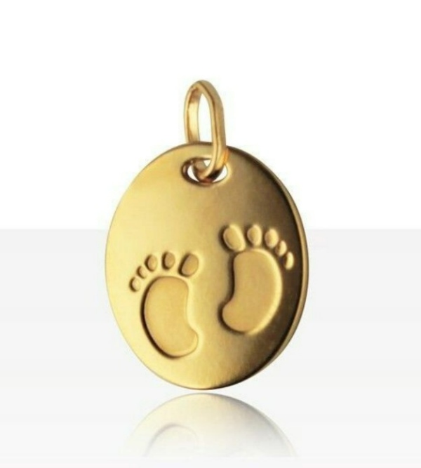 آویز گردنبند پای نوزاد