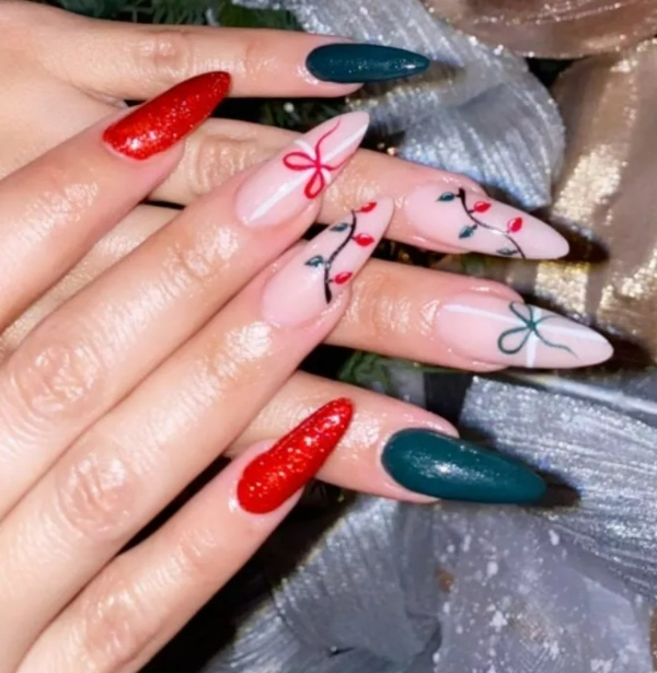 طراحی ناخن پاپیونی