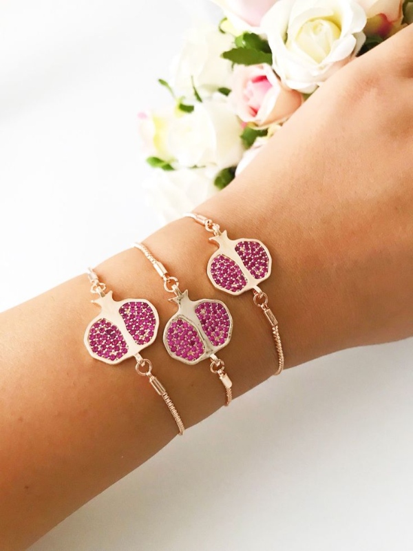 دستبند اناری شب یلدا زیبا