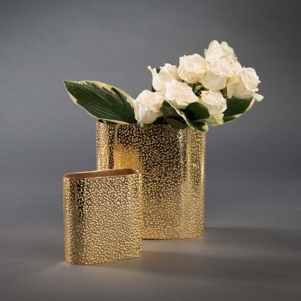گلدان طلایی مدرن زیبا