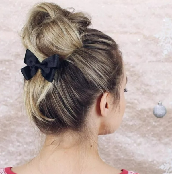 مدل مو با روبان