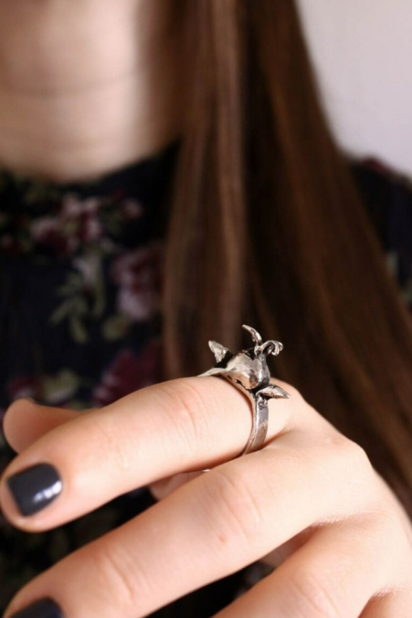 انگشتر طرح انار