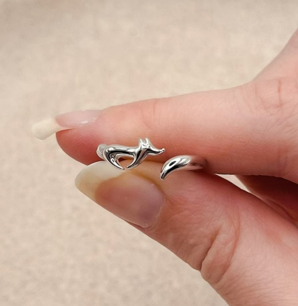 انگشتر طرح روباه