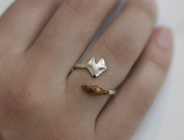 انگشتر طرح روباه