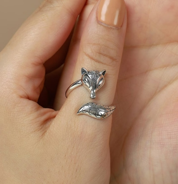 انگشتر طرح روباه