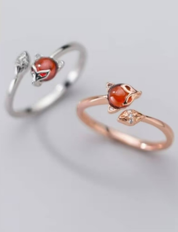 انگشتر طرح روباه