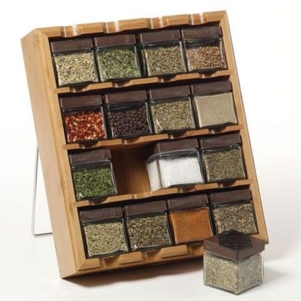 جا ادویه‌ای چوبی کاربردی و زیبا