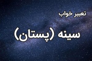 تعبیر خواب سینه