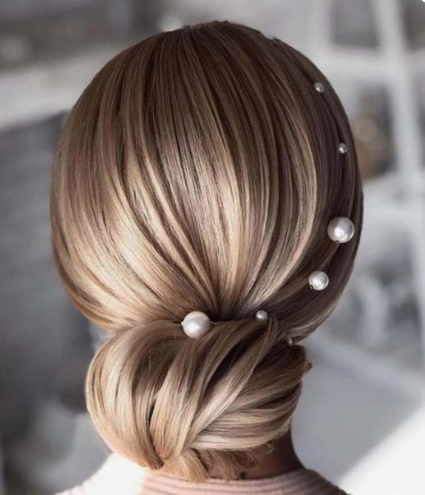 مدل شینیون ساده زنانه جذاب و زیبا