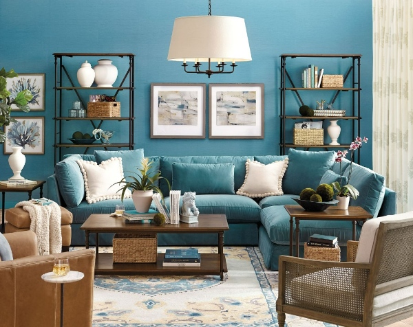  تزیین دیوار بالای مبل