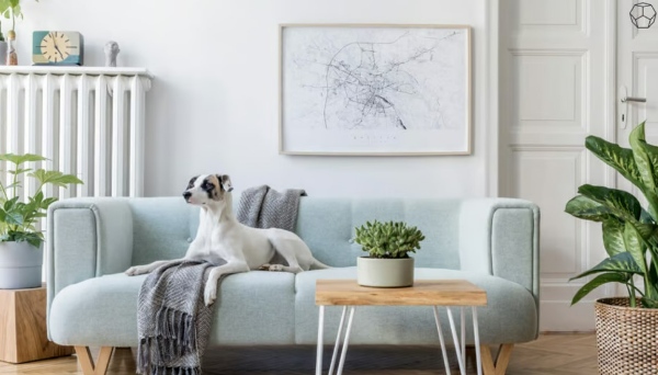  تزیین دیوار بالای مبل