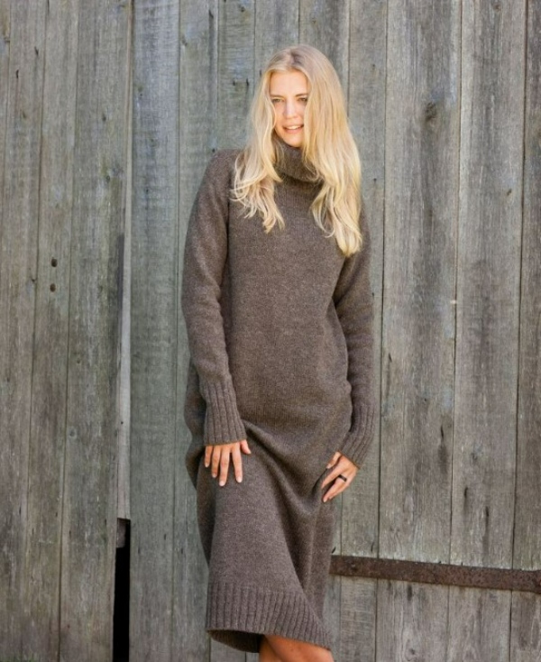 بافت یقه اسکی بلند