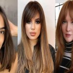 مدل مو برای پیشانی بلند