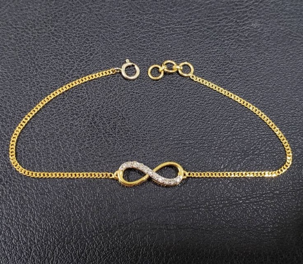 دستبند بینهایت زنجیری زیبا