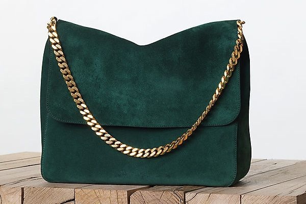 کیف دوشی جیر سبز زنانه زیبا