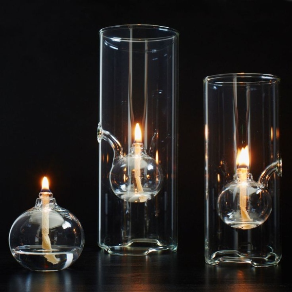 مدل شمع جدید شیشه‌ای زیبا