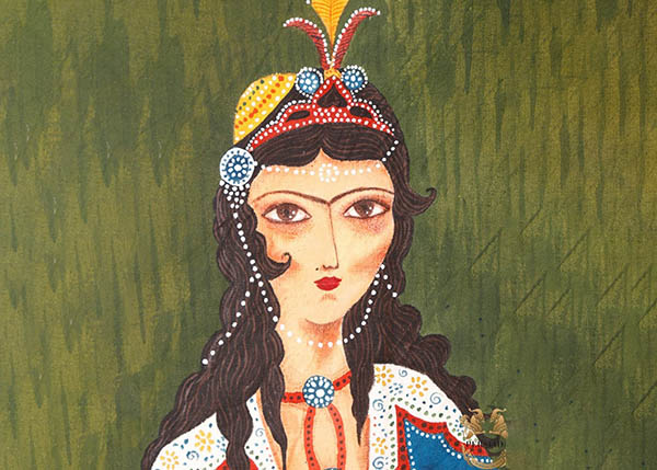 حکایت زن دهن لق و کدخدای کم عقل