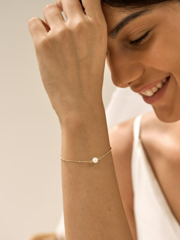 دستبند طلای مروارید