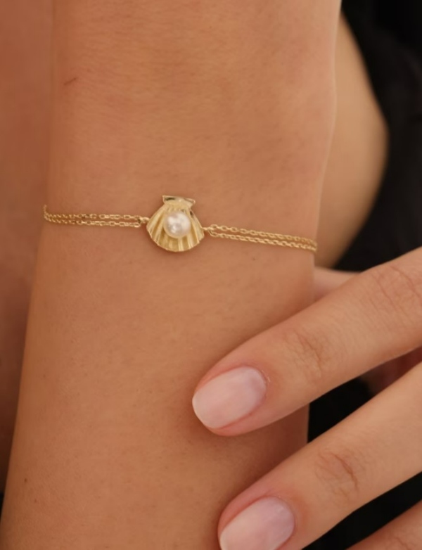 دستبند طلای مروارید