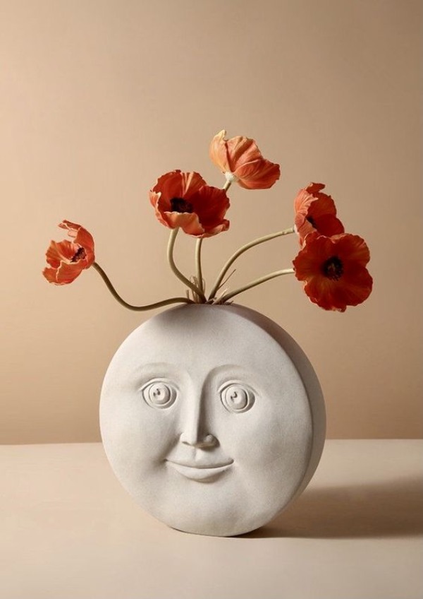 گلدان شکل ماه