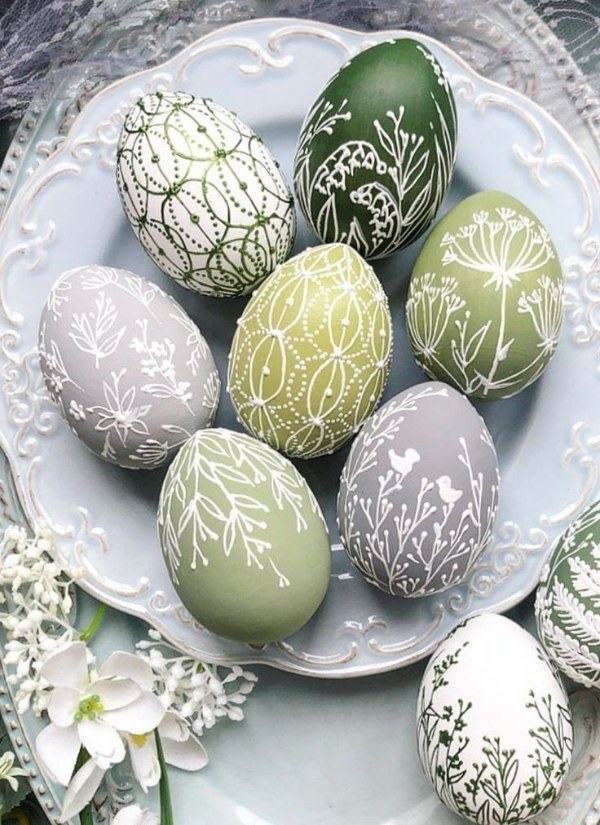 تزیین تخم مرغ با طرح‌های خاص