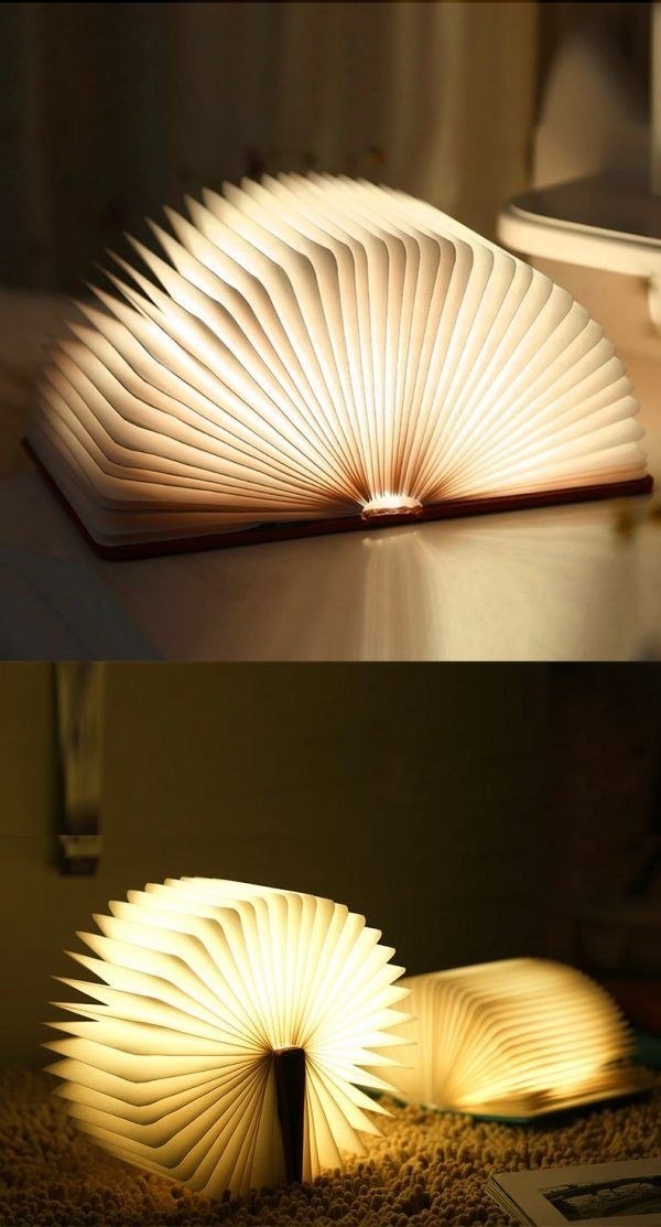 چراغ رومیزی به شکل کتاب