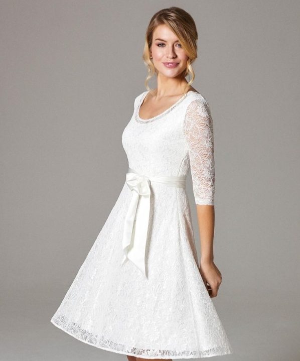 مدل لباس کوتاه فرمالیته عروس زیبا