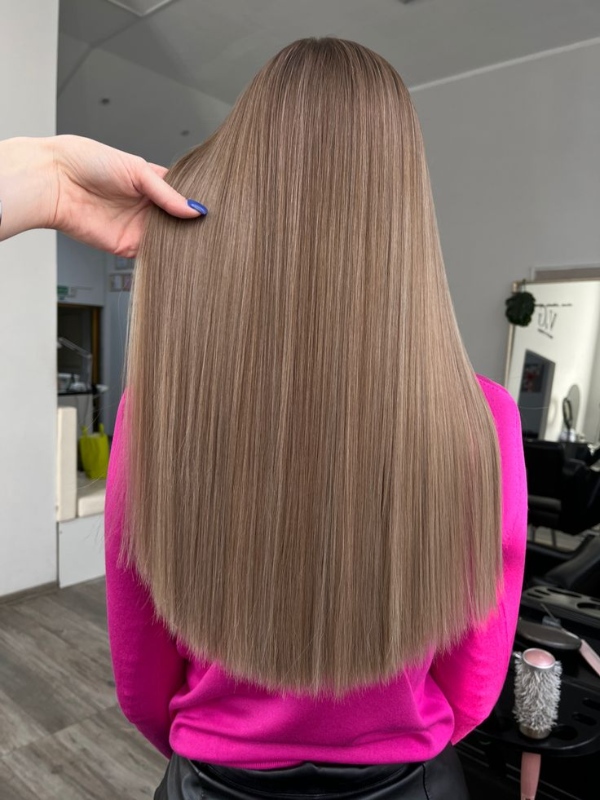 مدل هایلایت پر با رنگ کنفی زیبا