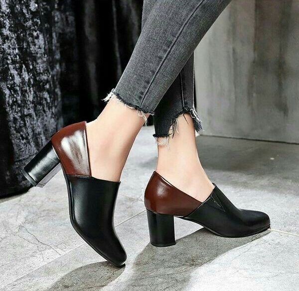 مدل کفش زنانه پاشنه بلند چرمی زیبا