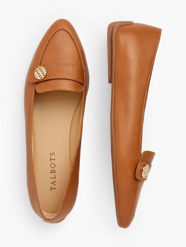 مدل کفش پاشنه تخت عسلی زیبا