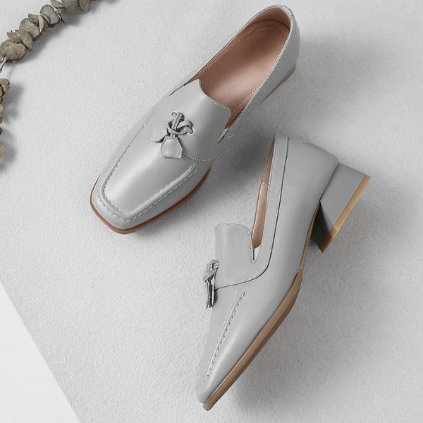 مدل کفش زنانه لوفر خاکستری زیبا