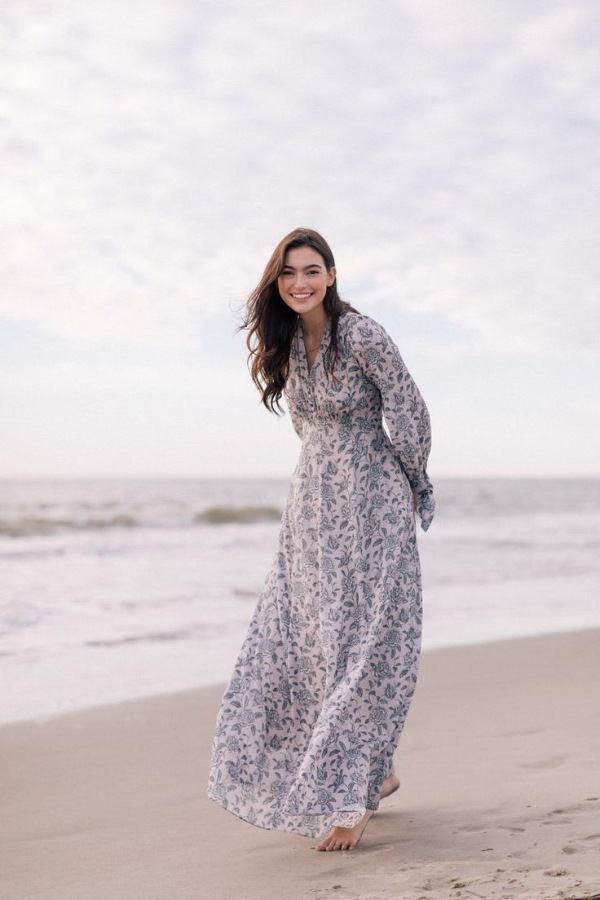 مدل جدید پیراهن ساحلی طرحدار و دخترانه