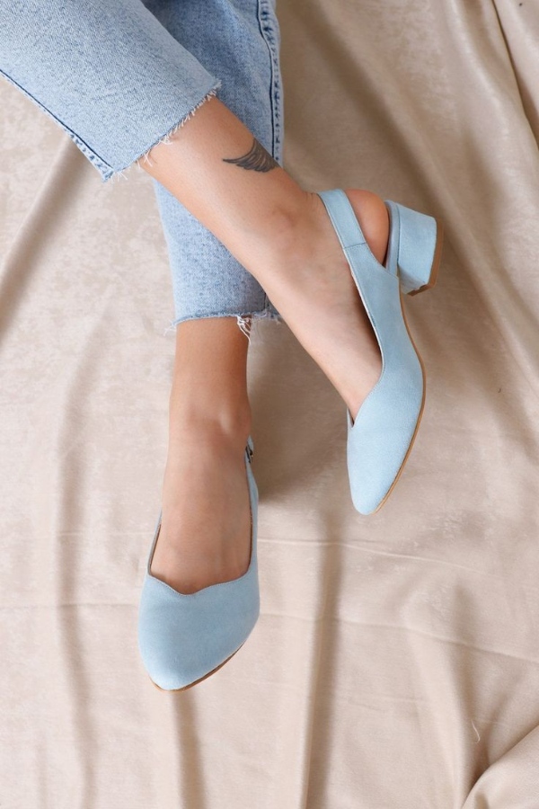مدل کفش آبی یخی دخترانه زیبا